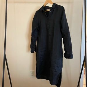 Everlane linen shirt dress size 8